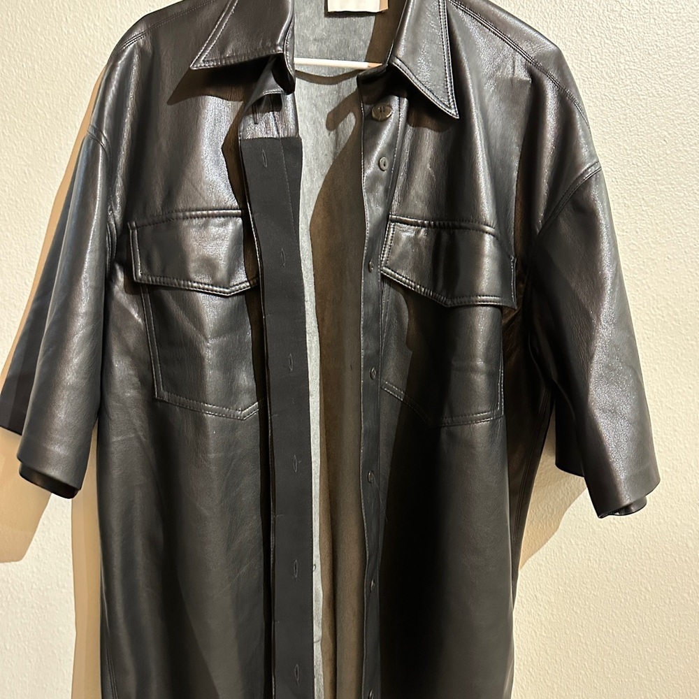 Nanushka black overshirt